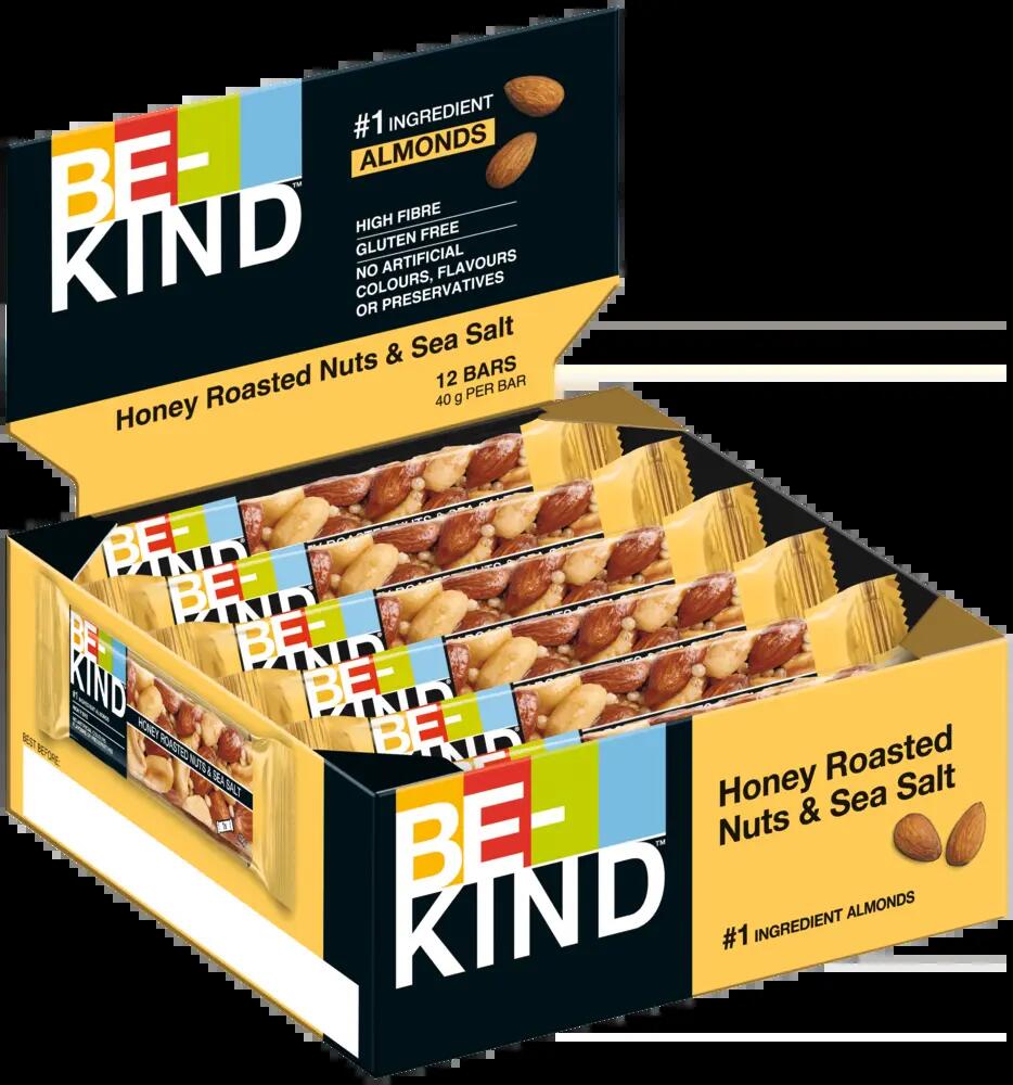 BE-KIND Klassiker Mix I 3 Sorten I 36 Riegel I 1440g für unterwegs & Training 4/7