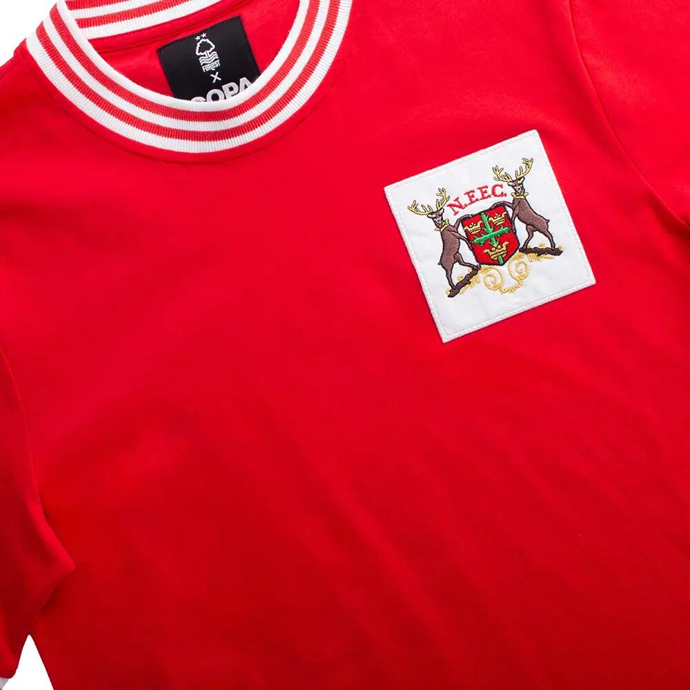 Camisola de Futebol Retro Nottingham Forest 1966 - 67 - Vermelha – COPA Football 4/7
