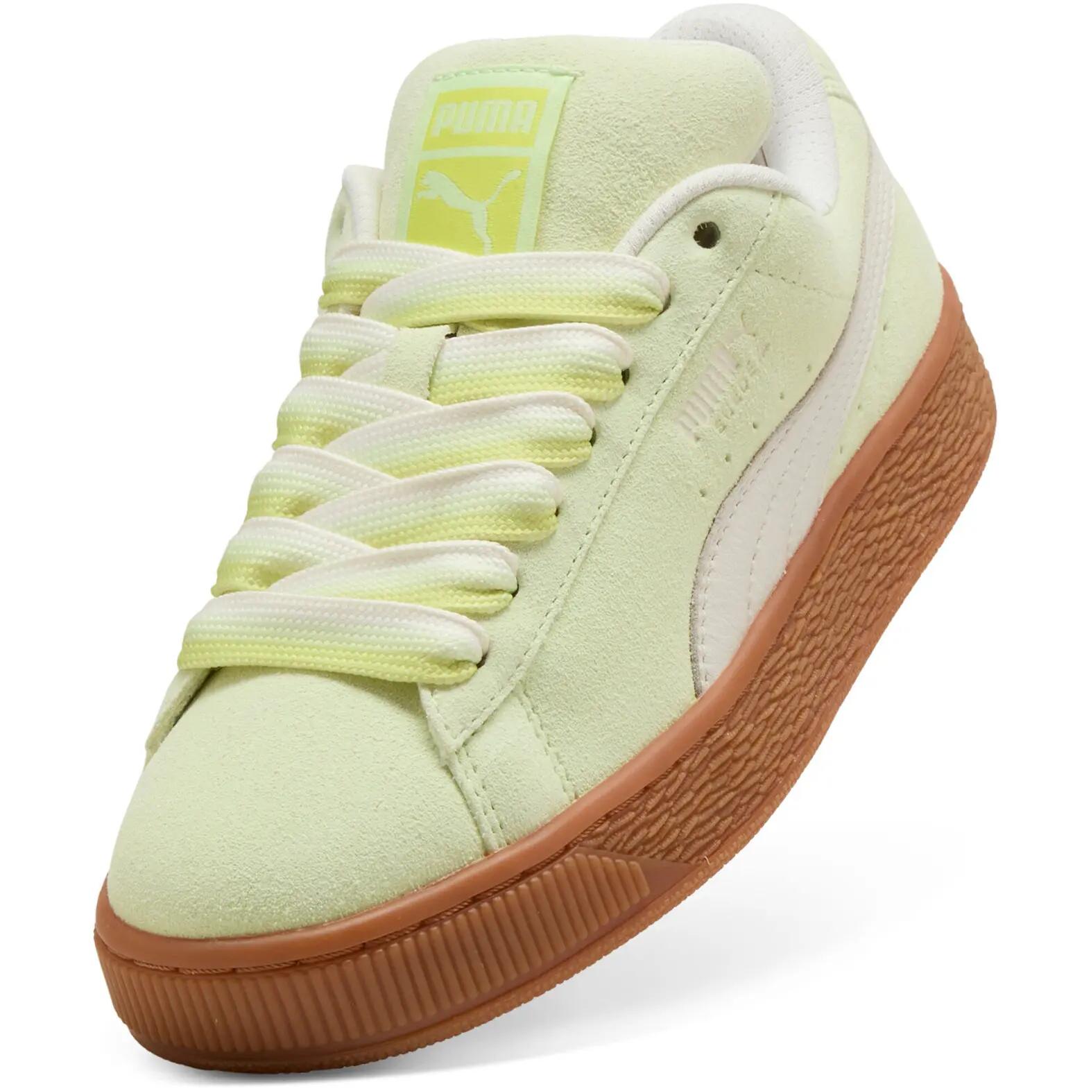 Turnschuhe Puma Suede Xl Fat Laces, Grün, Damen 5/5