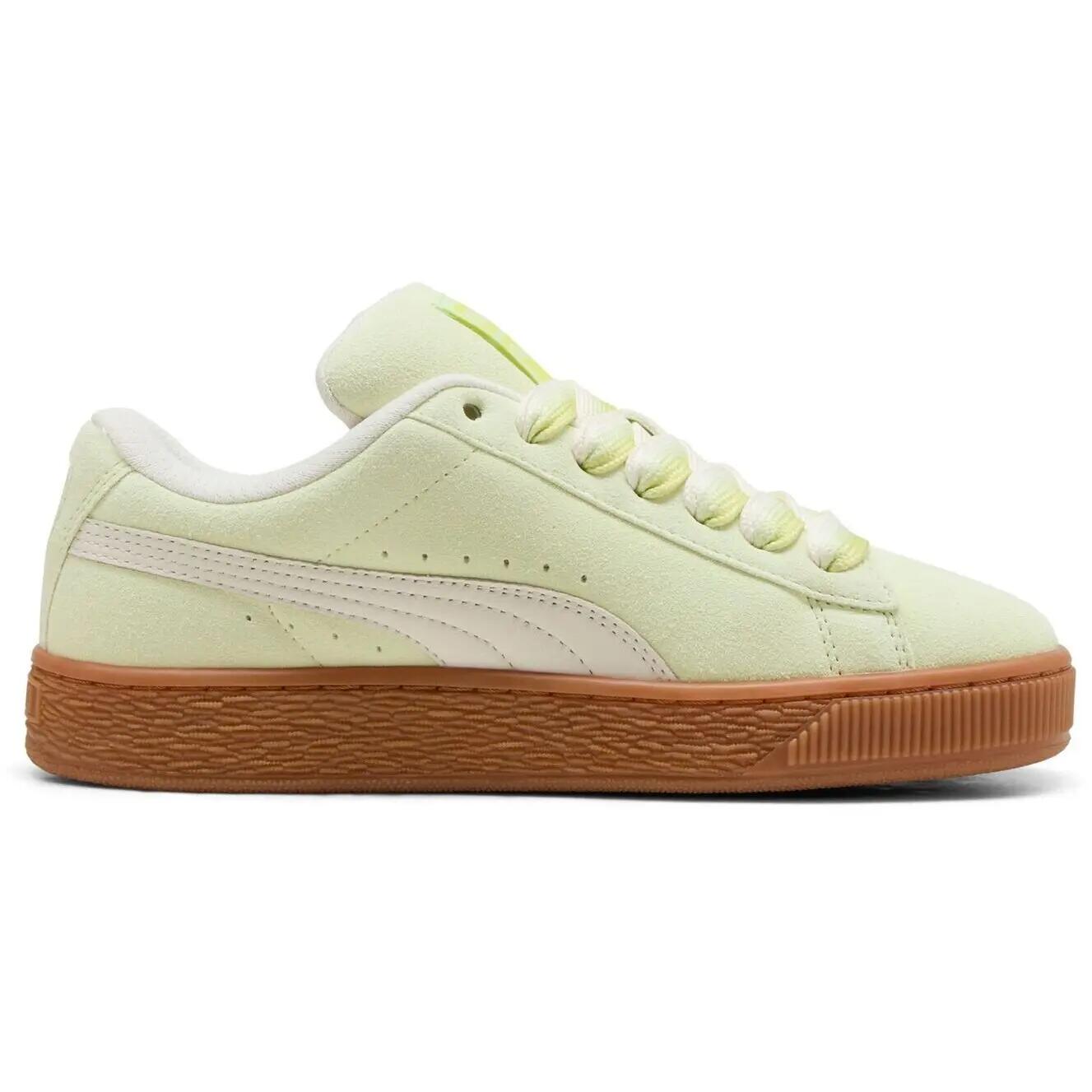 Turnschuhe Puma Suede Xl Fat Laces, Grün, Damen 4/5