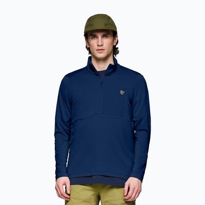 Heren trekkingtrui norrona femund warm1 zip neck