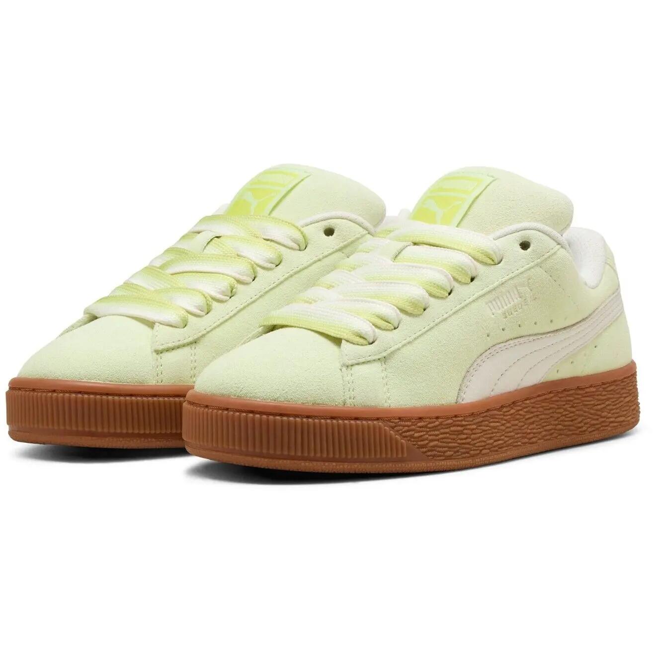 Turnschuhe Puma Suede Xl Fat Laces, Grün, Damen 3/5