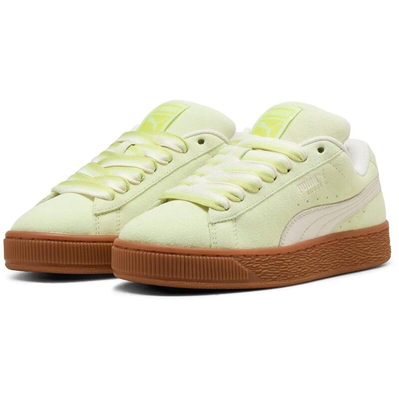 Pantofi sport femei Puma Suede Xl Fat Laces, Verde