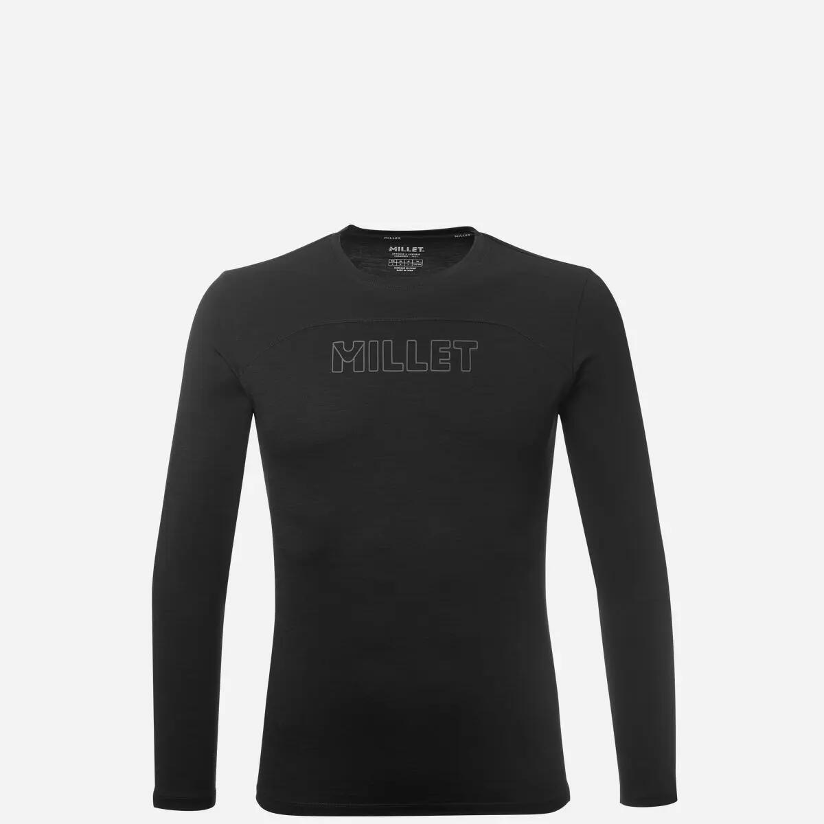 Camiseta Senderismo - Trekking Hombres  UBIC WOOL 1/3