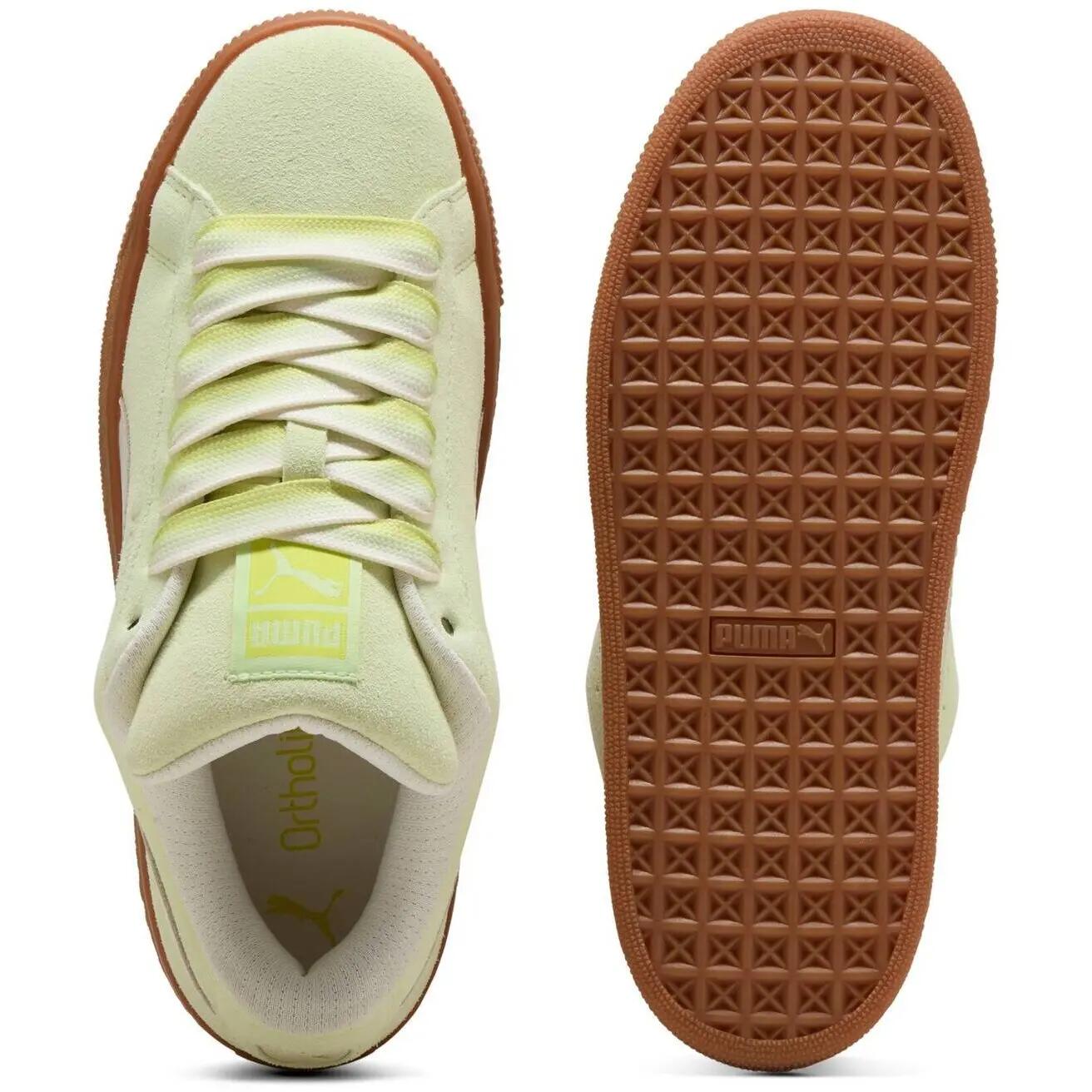 Turnschuhe Puma Suede Xl Fat Laces, Grün, Damen 2/5