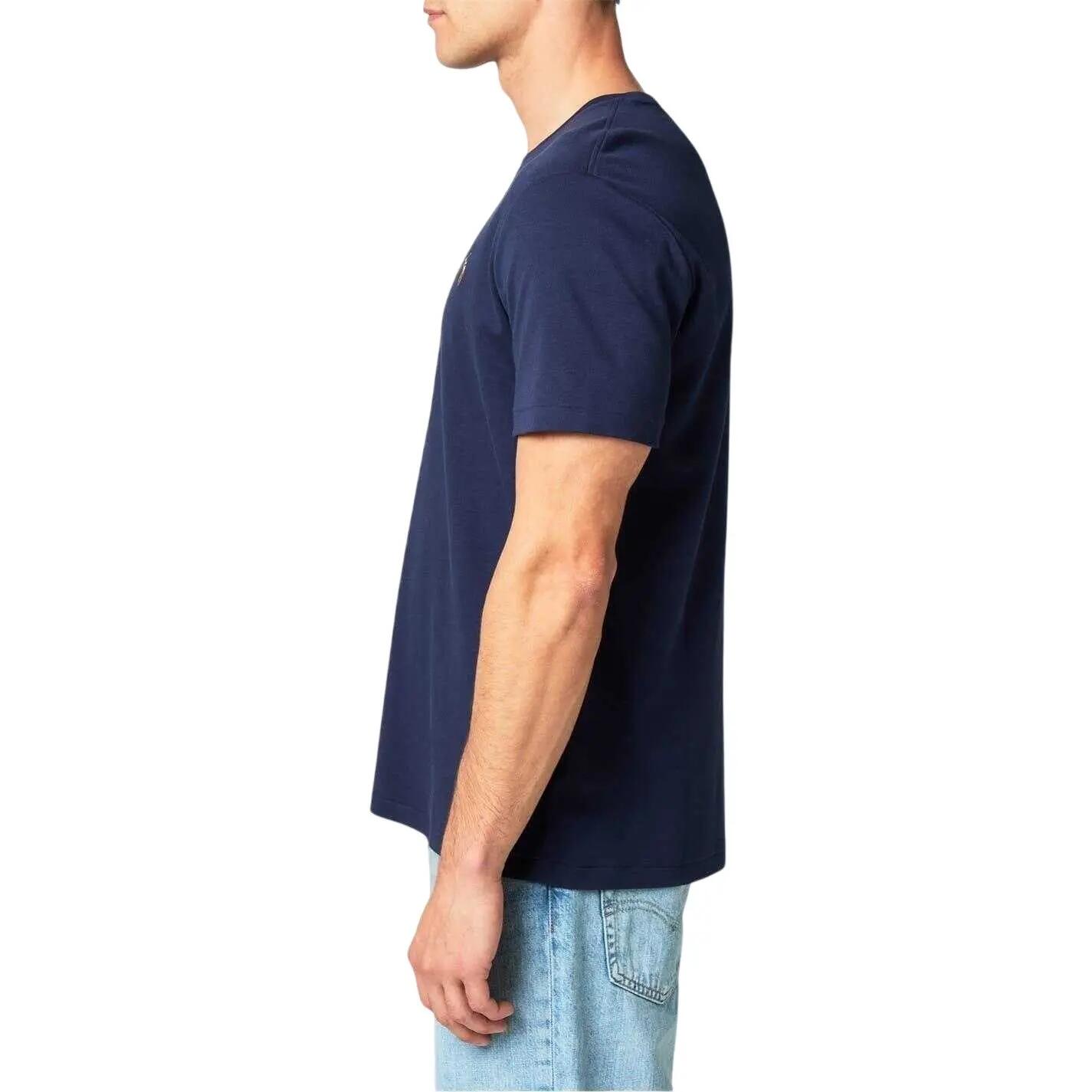 Mens Pima Cotton Regular TShirt (French Navy) 4/5