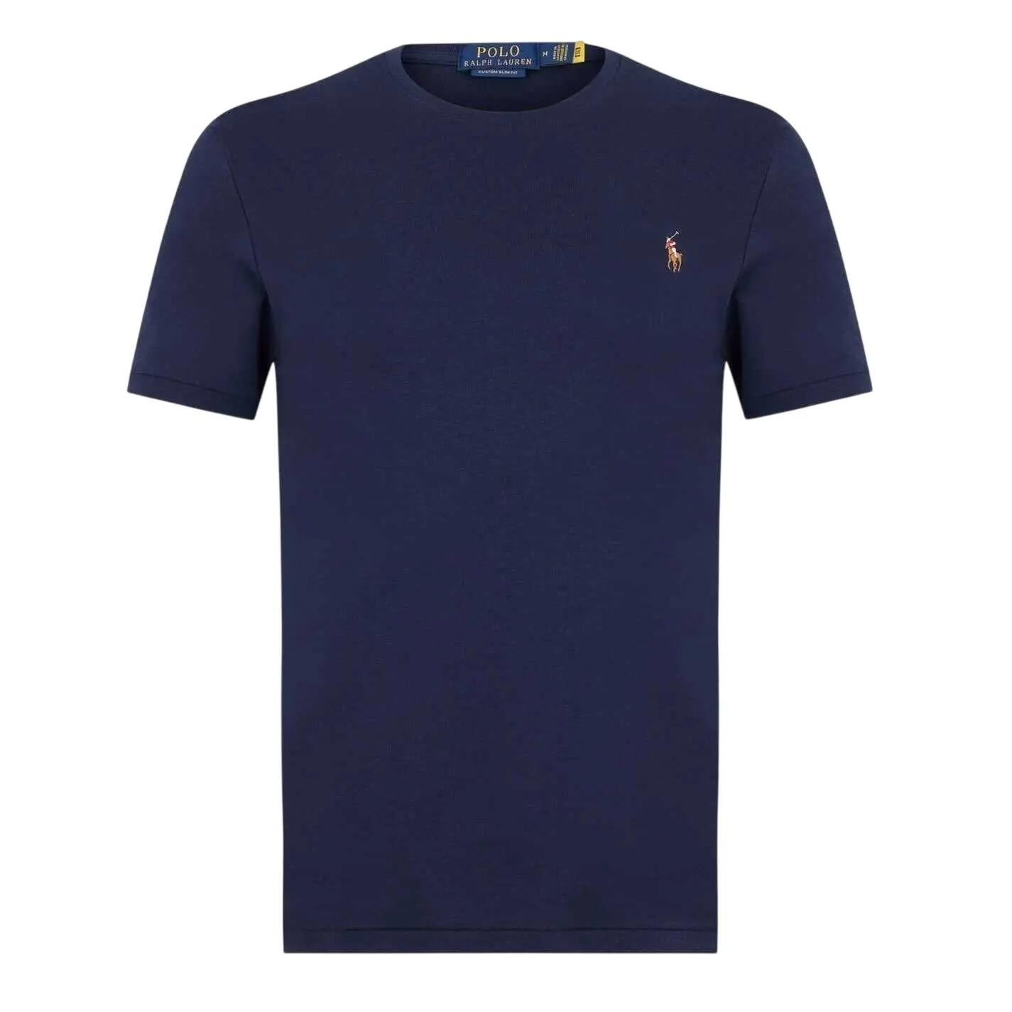 Mens Pima Cotton Regular TShirt (French Navy) 2/5
