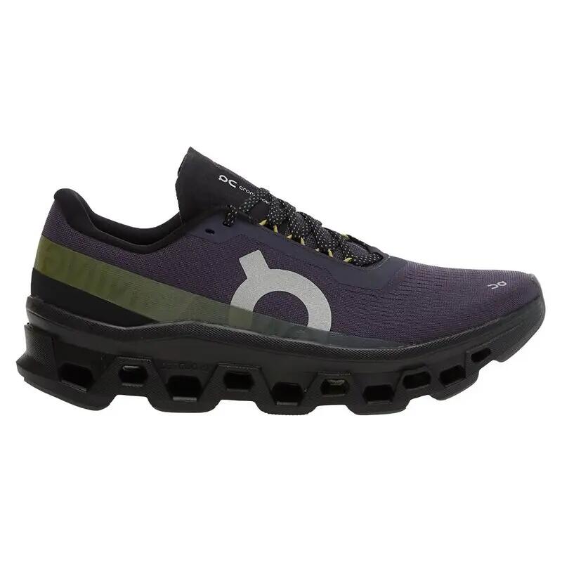 Zapatillas On Running Moradas Cloudmonster 1 Men Flint Black Cómodas y Ligeras 1/5