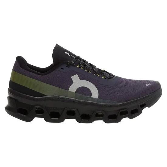 Zapatillas On Running Moradas Cloudmonster 1 Men Flint Black Cómodas y Ligeras