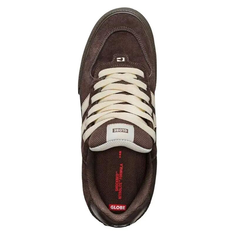 Zapatillas Marrones Globe Encore-2 Brown Dark Gum de Corte Bajo Duraderas y Ele 2/4