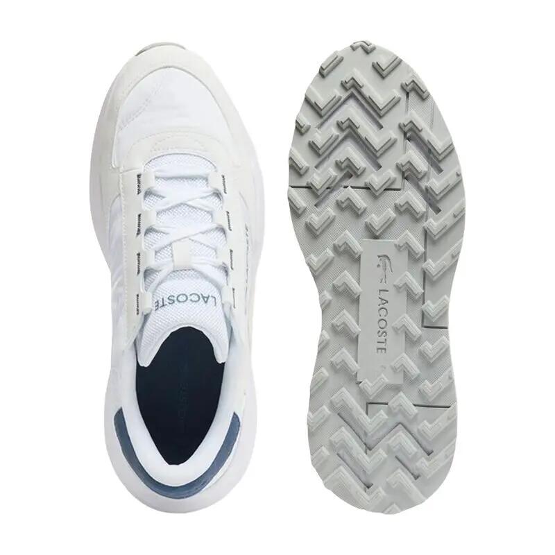 Zapatillas Lacoste Blancas Elite Active Evo White Dark Blue de Estilo Sofistica 4/5