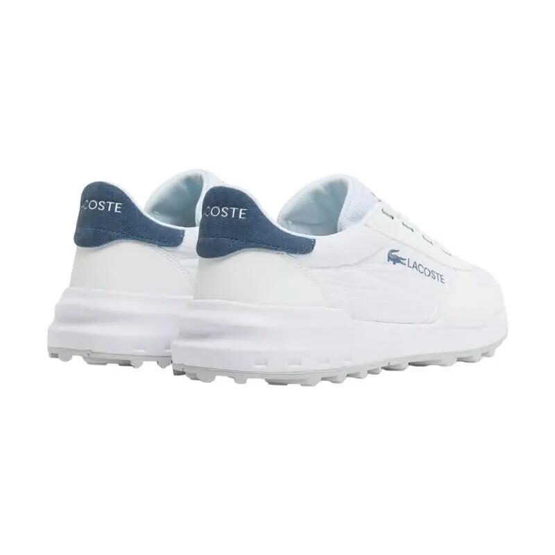 Zapatillas Lacoste Blancas Elite Active Evo White Dark Blue de Estilo Sofistica 3/5