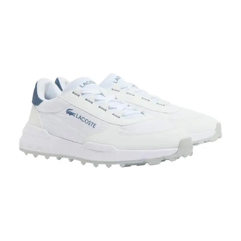 Zapatillas Lacoste Blancas Elite Active Evo White Dark Blue de Estilo Sofistica 2/5