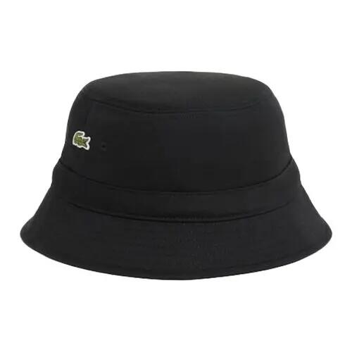 Gorro Negro Lacoste de Pescador de Sarga Noir con Forro de Diseño Cómodo y Eleg 4/4