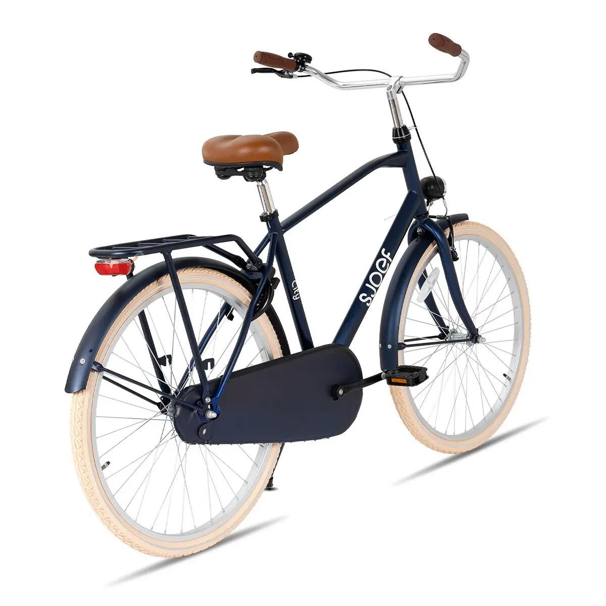 SJOEF City Jongensfiets 24 inch - Mat Blauw 6/7