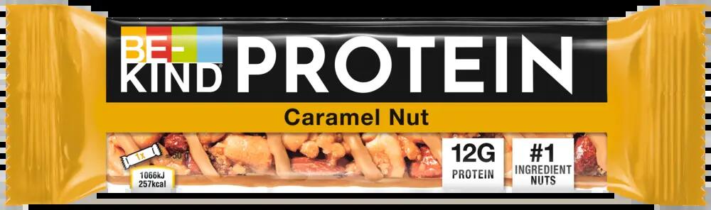 BE-KIND PROTEIN Riegel Caramel Nut 6x12x50g Nussriegel für unterwegs & Training 3/3