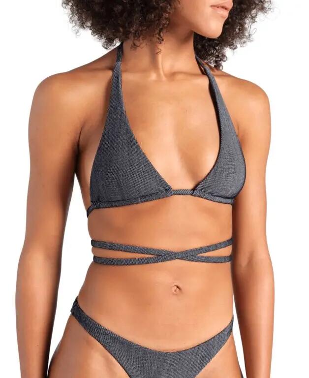 Strój kąpielowy damski dwuczęściowy bikini na basen plażę Arena Tech Wool 3/7