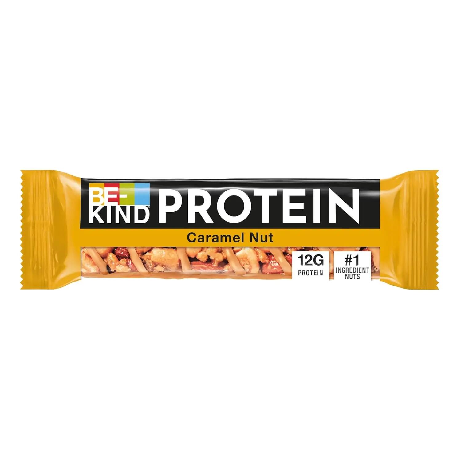 BE-KIND Protein Mix Chocolate Caramel Nut 72 Nussriegel für unterwegs & Training 3/7