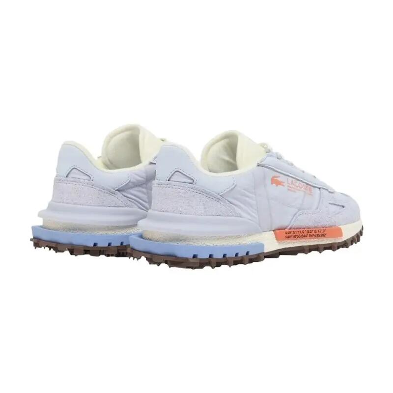 Zapatillas Lacoste Azules Elite Active Mujer Light Blue Orange Originales y Lig 2/4