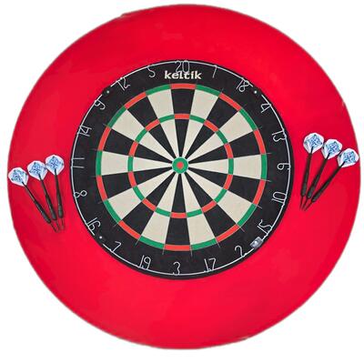Keltik ravencore dartbordset met surround en steeltip-darts