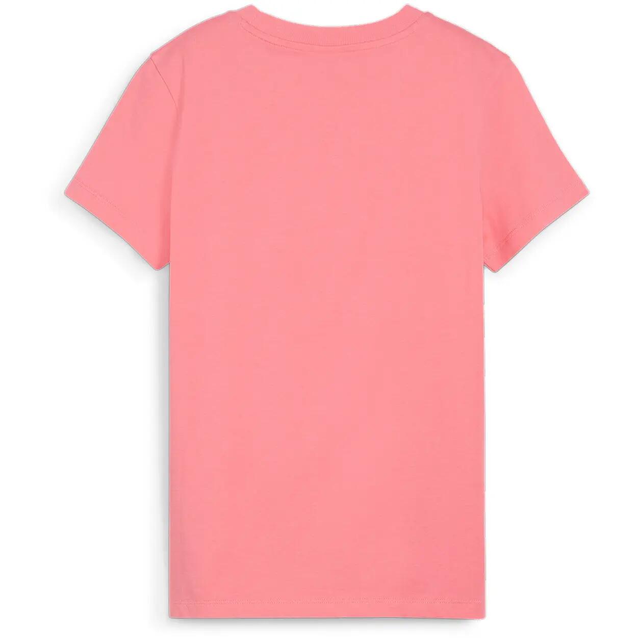 T-shirt Puma Classics Shiny Logo Tee S, Rose, Femmes 2/2