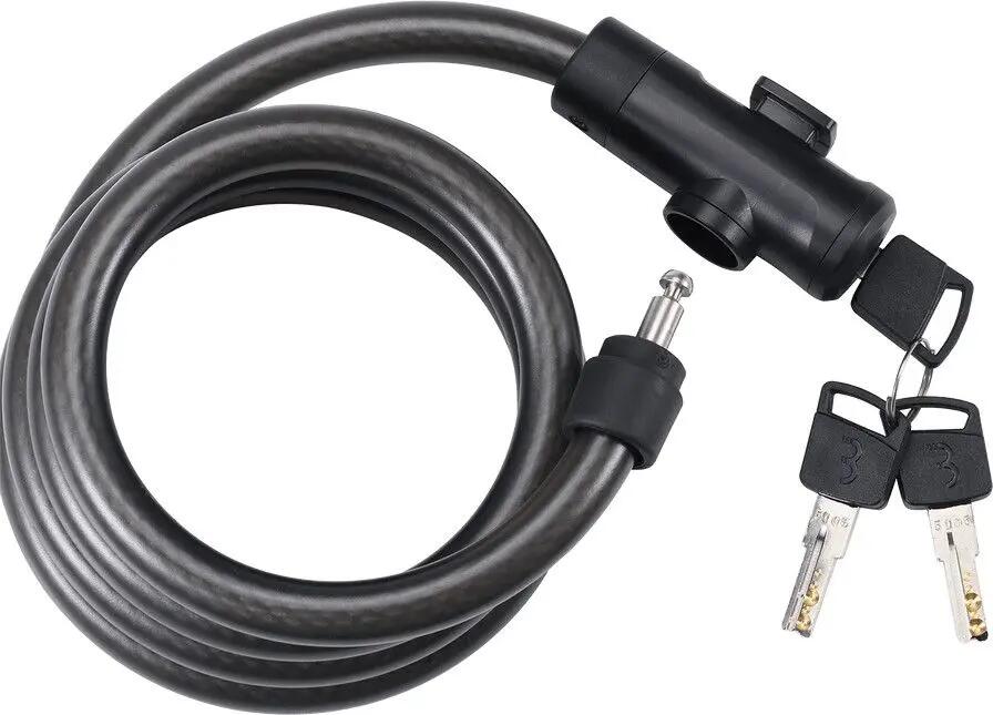 Cable BBB KeyGuard 15 x 1800 mm (con soporte de montaje) Negro 6/7