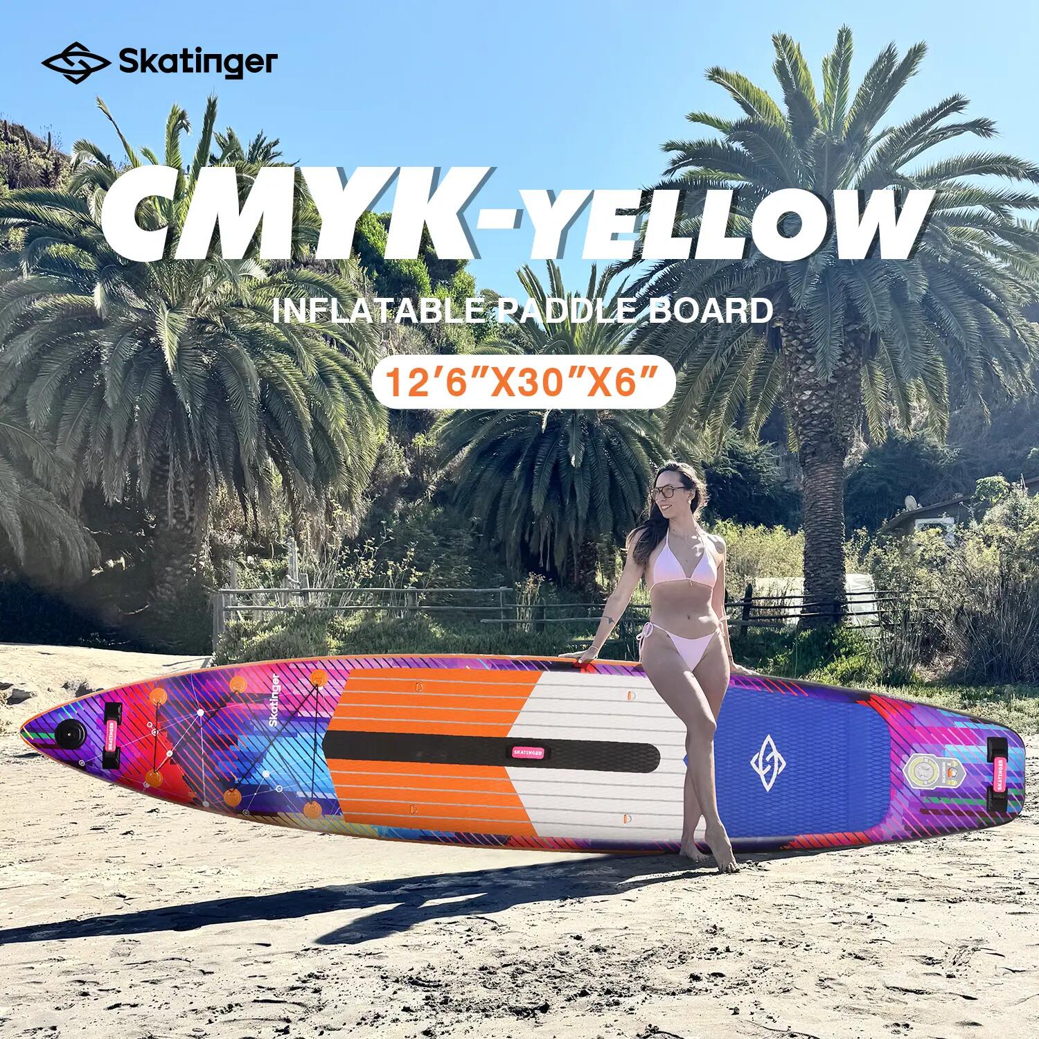 Deska SUP SKATINGER CMYK 380x76x15 cm Touring Double Layer 2/6