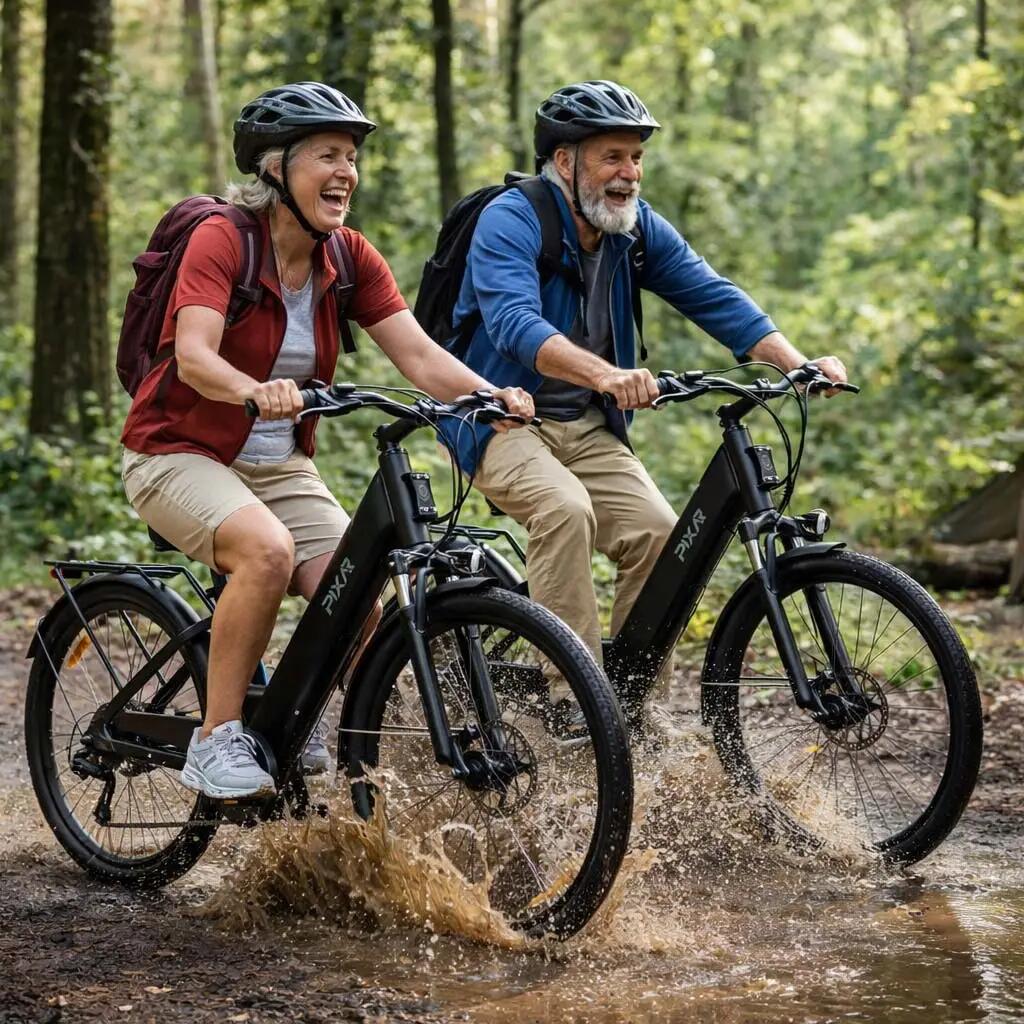 Volwassen elektrische fiets C1, banden 27,5" × 1,95", accu 36V 13Ah. 9/11
