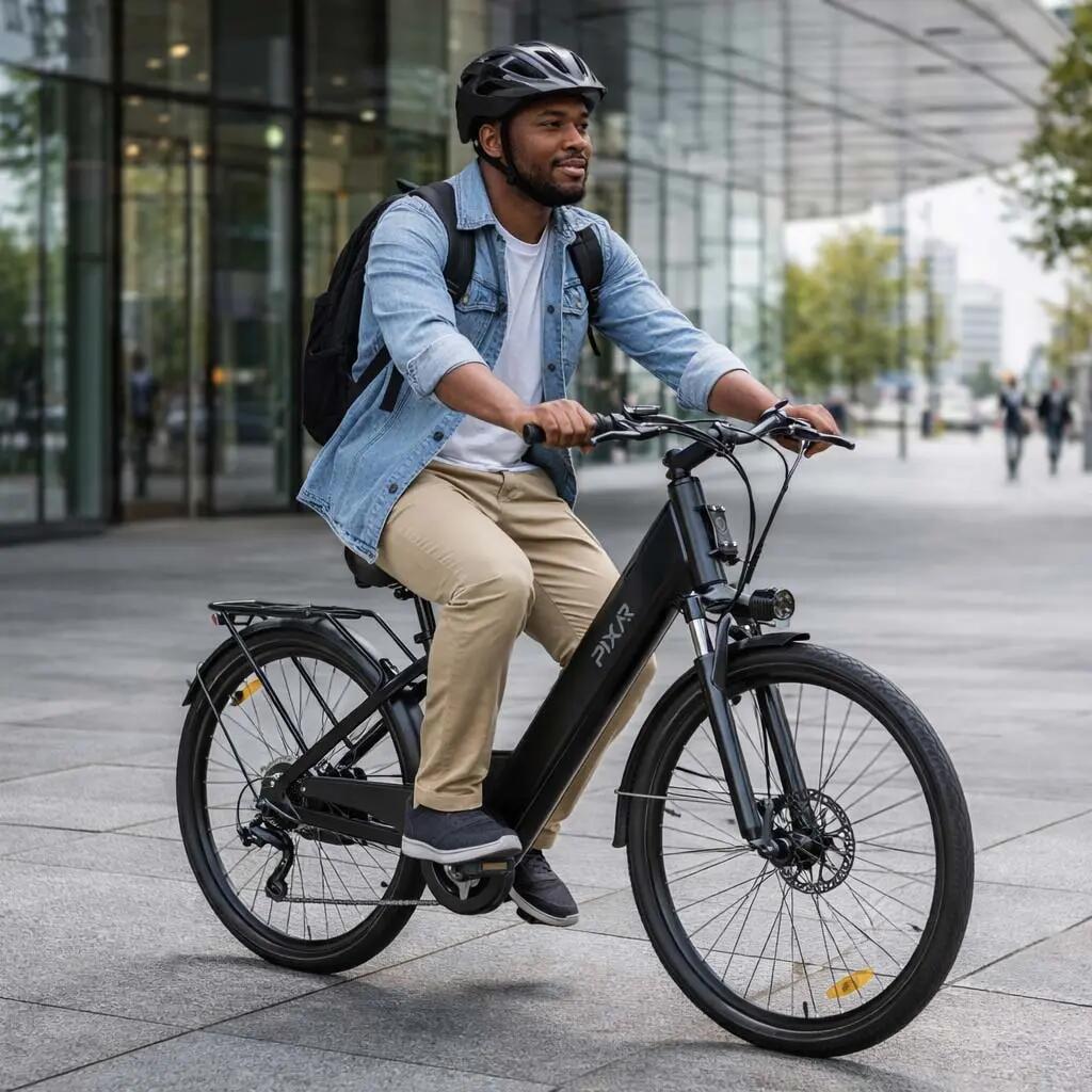 Volwassen elektrische fiets C1, banden 27,5" × 1,95", accu 36V 13Ah. 7/11