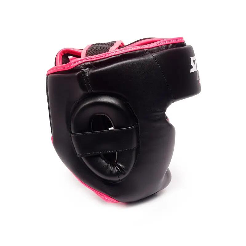 Capacete de boxe StormCloud Lynx Preto/Rosa Tamanho G/GG 6/7