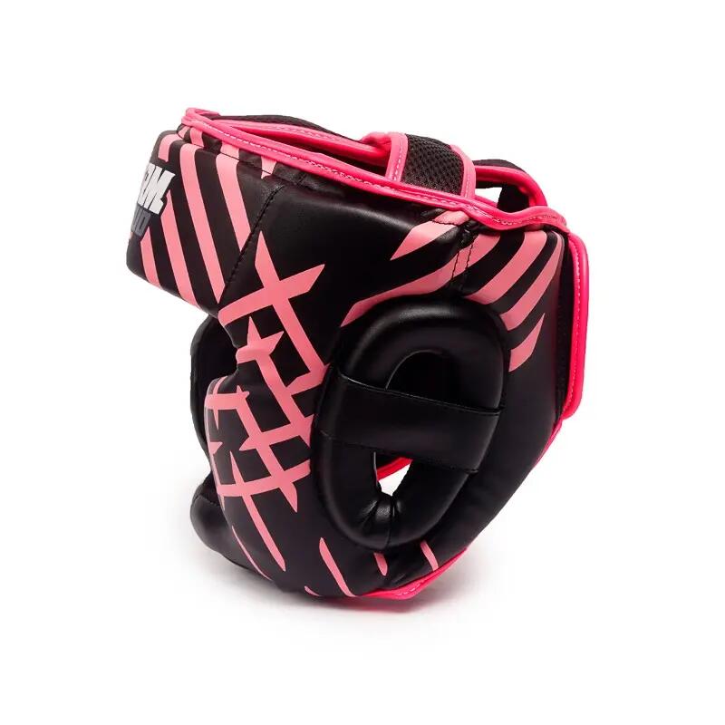 Capacete de boxe StormCloud Lynx Preto/Rosa Tamanho G/GG 5/7