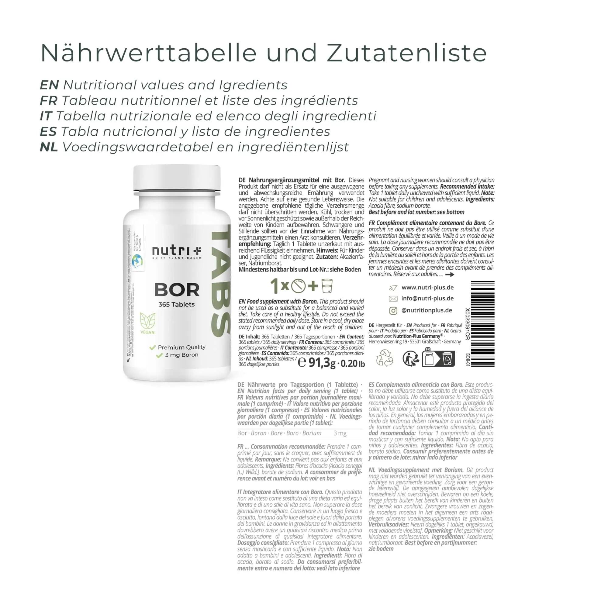 Bor 365 Tabletten 2/5