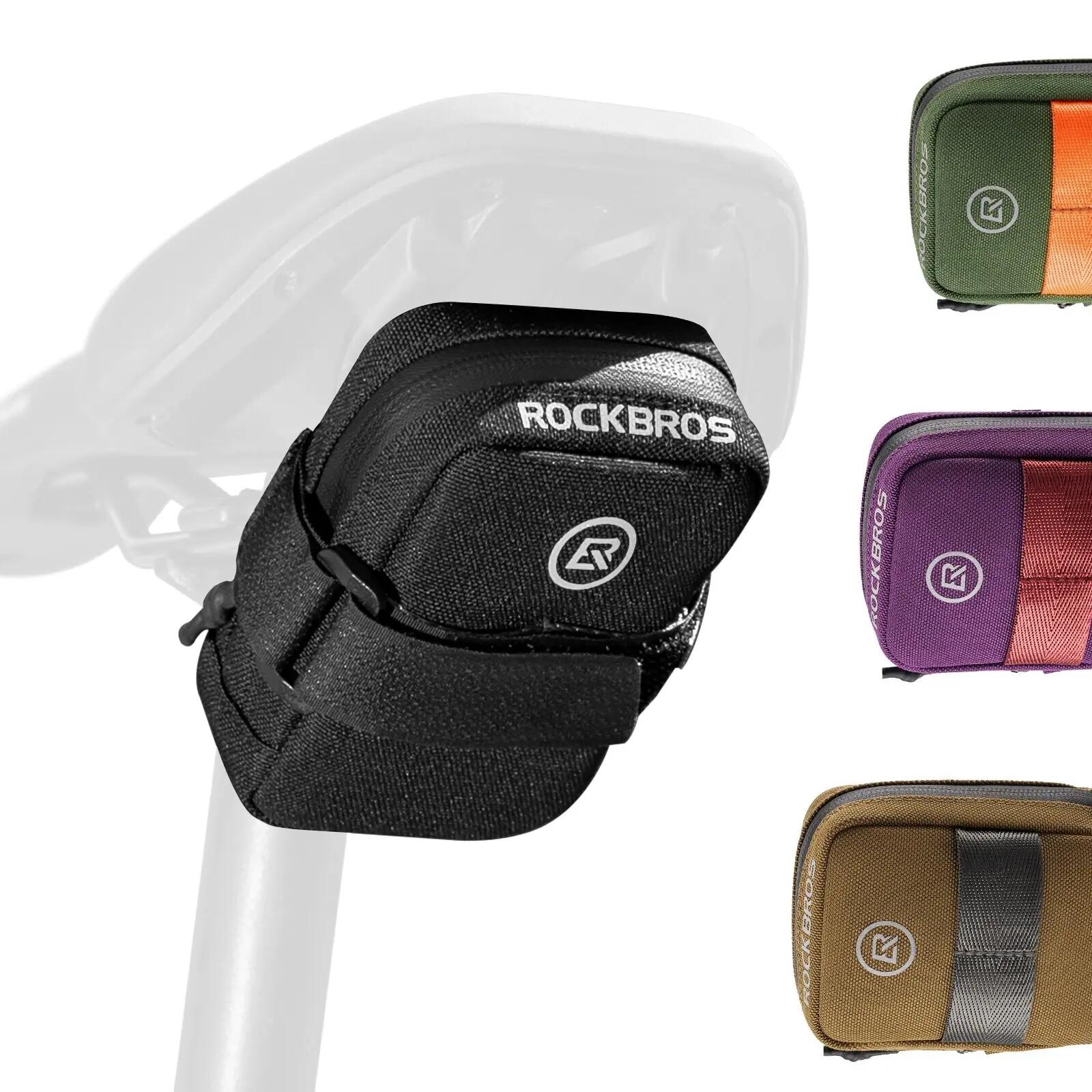 ROCKBROS Mini Fahrrad Satteltasche Tragbar 3/7