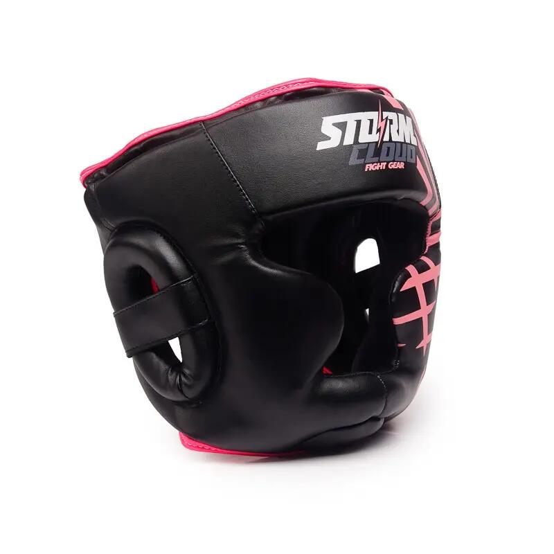 Capacete de boxe StormCloud Lynx Preto/Rosa Tamanho G/GG 3/7