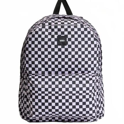 Mochila Vans De Cuadros Negro y Rosa Old Skool Check Pale Peta - Diseño Icónico