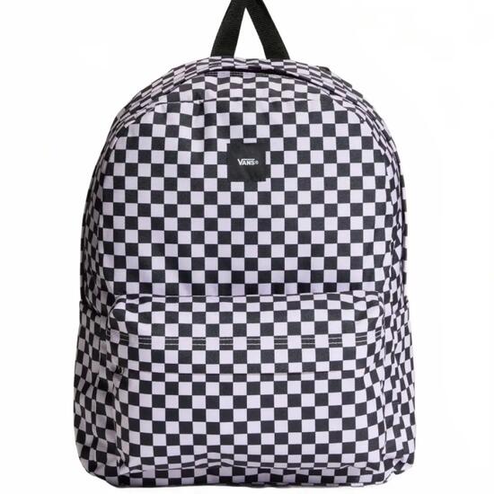 Mochila Vans De Cuadros Negro y Rosa Old Skool Check Pale Peta - Diseño Icónico