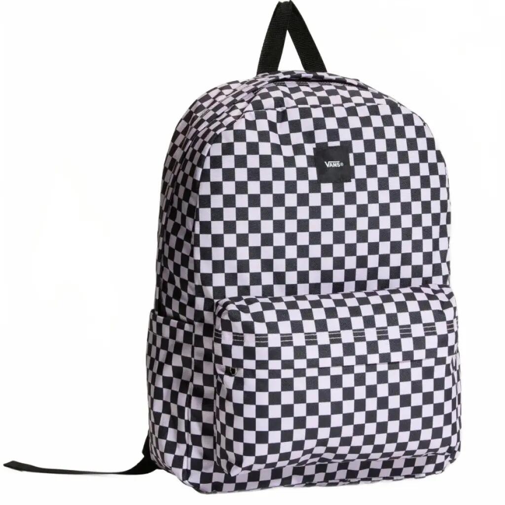 Mochila Vans De Cuadros Negro y Rosa Old Skool Check Pale Peta - Diseño Icónico 2/5
