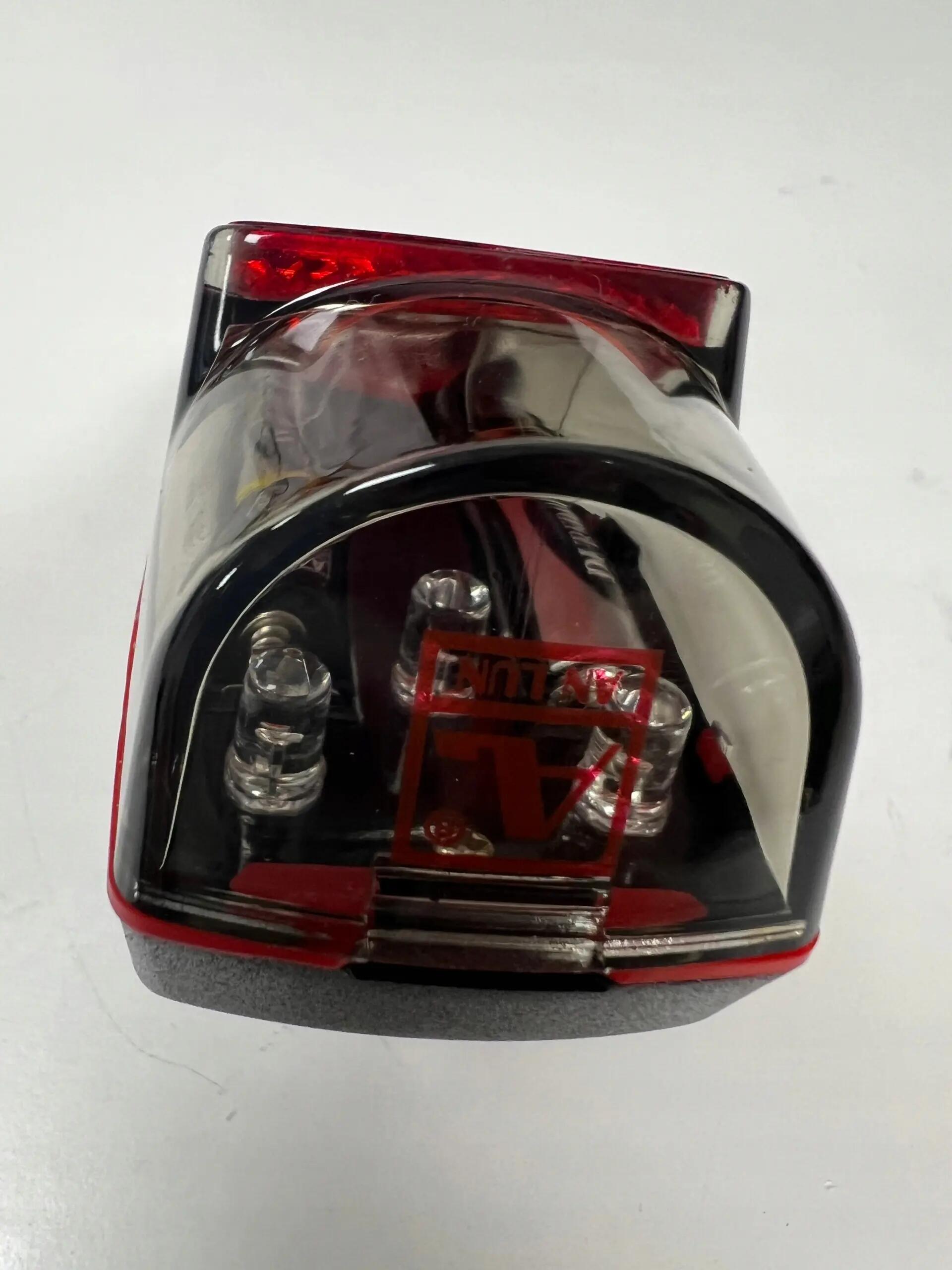 Luz traseira para bicicleta Anlun para para-lama + baterias 4 lúmens 4/4