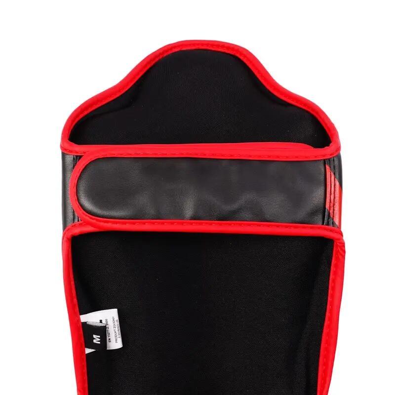Caneleiras StormCloud Lynx para Crianças, Preto/Vermelho, Tamanho Júnior G 5/7