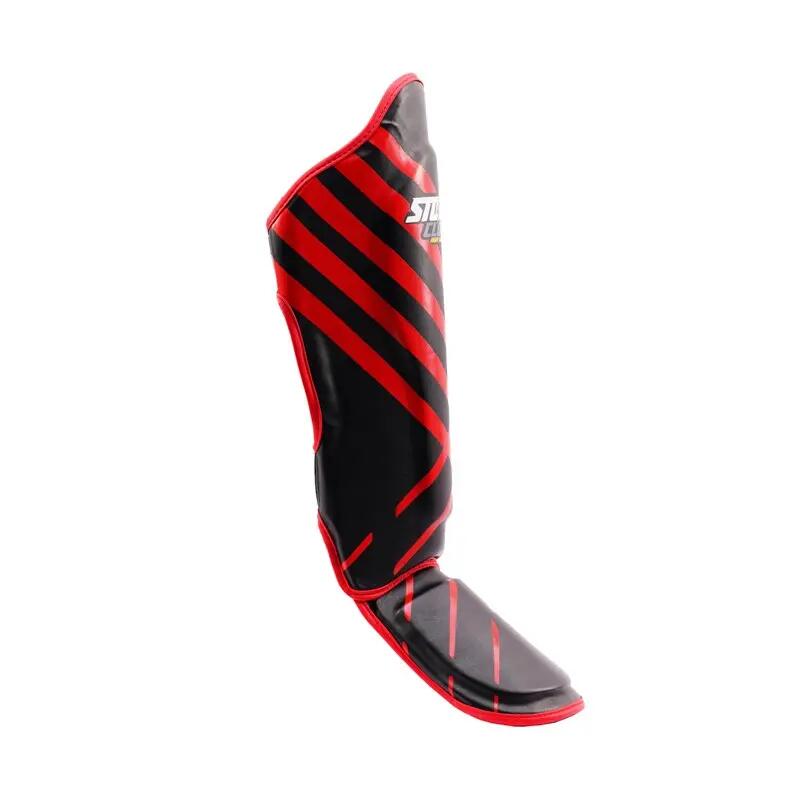 Caneleiras StormCloud Lynx para Crianças, Preto/Vermelho, Tamanho Júnior G 4/7