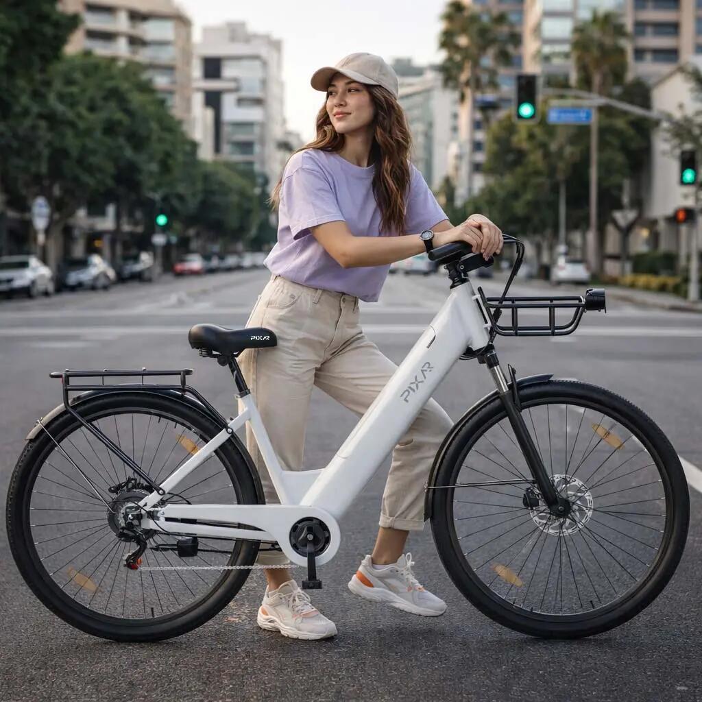 Bicicletta elettrica per adulti C1 Pro, pneumatici 27,5" × 1,95", 36V 18Ah. 5/7