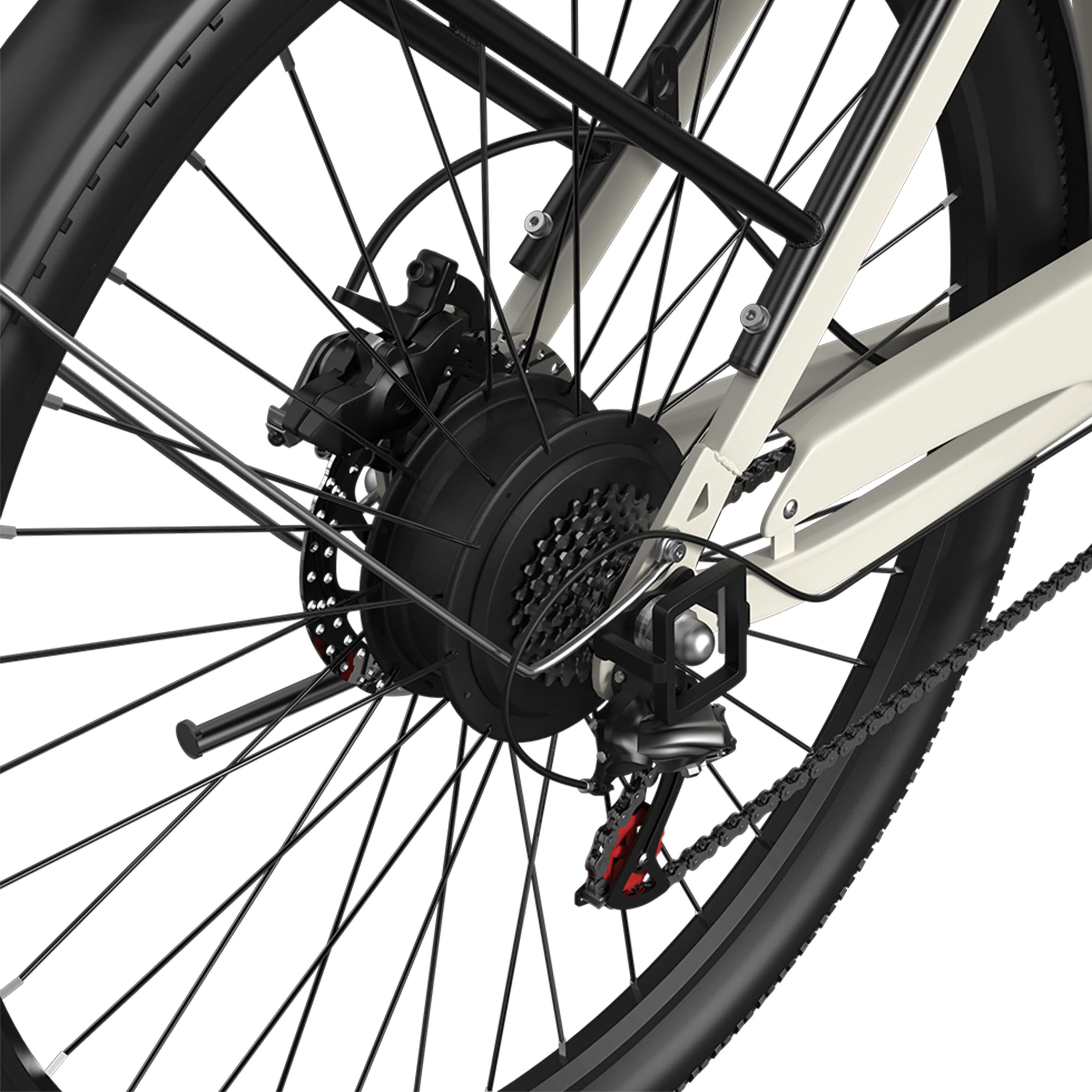 Volwassen elektrische fiets C1, banden 27,5" × 1,95", accu 36V 13Ah. 9/13