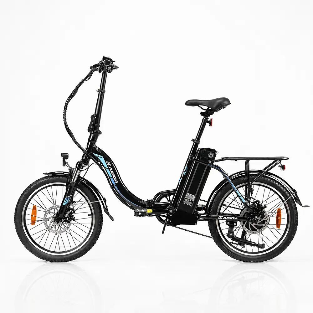 Bicicleta Eléctrica Plegable KAISDA K7, Batería 36V 13AH, Neumáticos 20*1.95 " 3/4