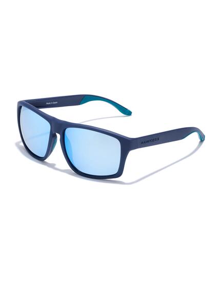 HAWKERS - Zonnebrillen voor Heren en Dames FASTER SPORT RAW - NAVY BLUE CHROME