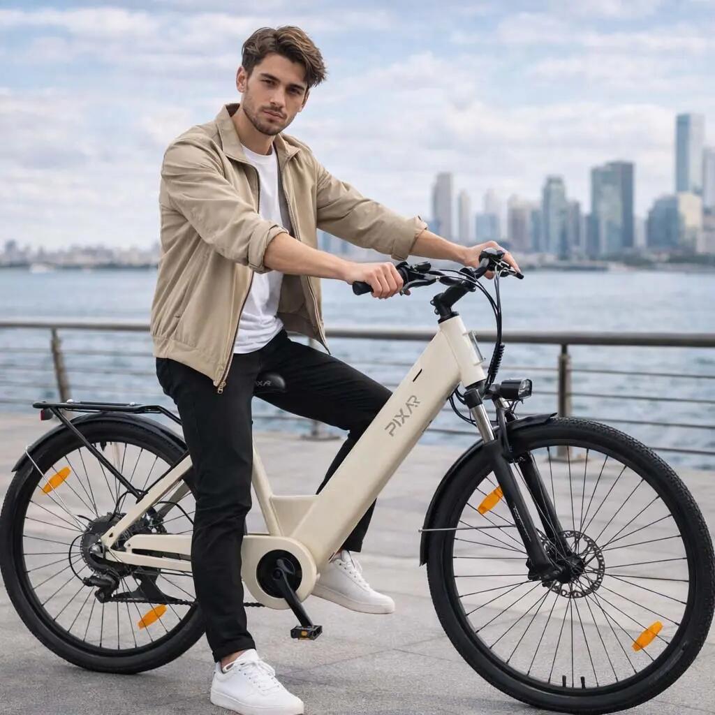 Volwassen elektrische fiets C1, banden 27,5" × 1,95", accu 36V 13Ah. 12/13
