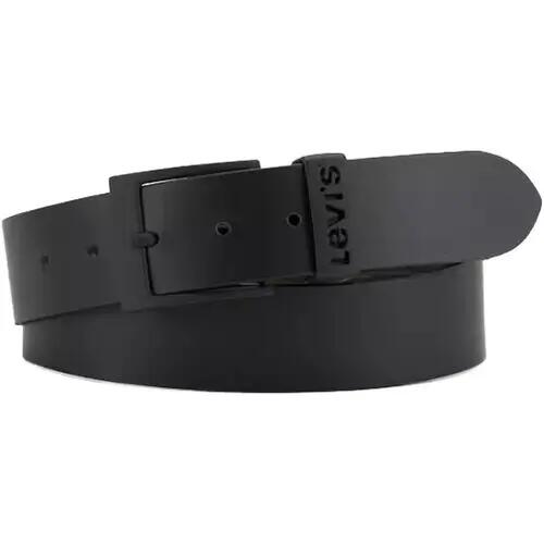 Cinturón Negro Levis LM Belt Legacy Group Con Hebilla Metálica Ashland Regular 3/4
