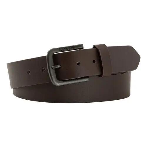 Cinturón de Cuero Marrón Levis Belt Harness Buckle Brown Con Hebilla Metálica S 4/4