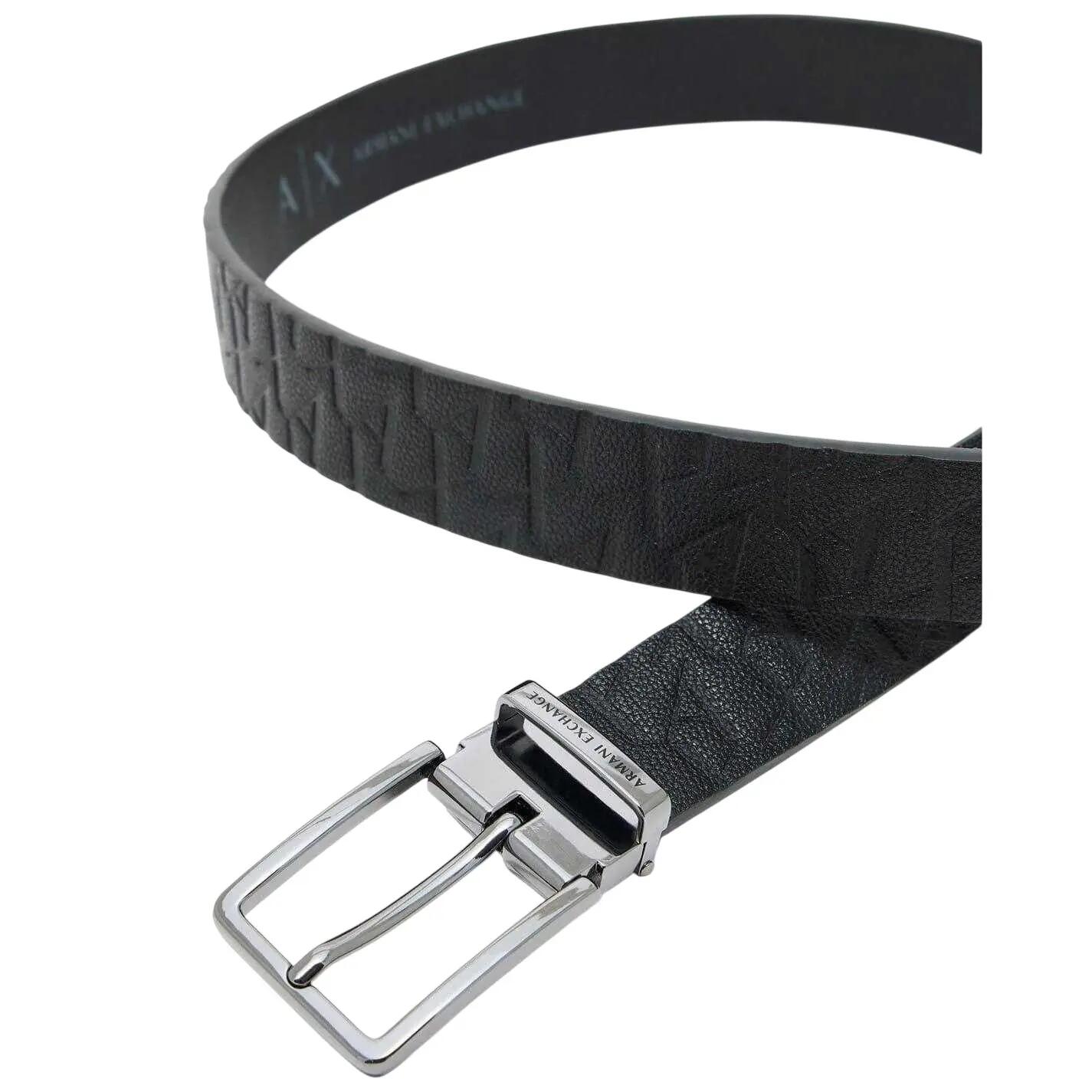 Pelle Cintura Armani Exchange Nero 3/3