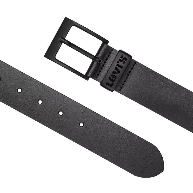 Cinturón Negro Levis LM Belt Legacy Group Con Hebilla Metálica Ashland Regular 2/4