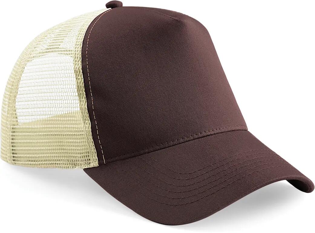 Casquette américaine - Chocolate / Caramel - One Size 3/4